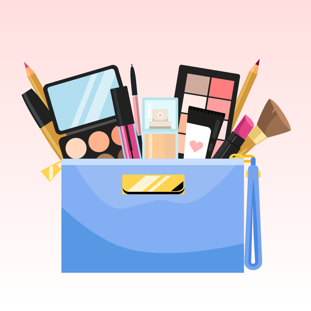 cute illustration of makeup for How to Be a Baddie on a Budget