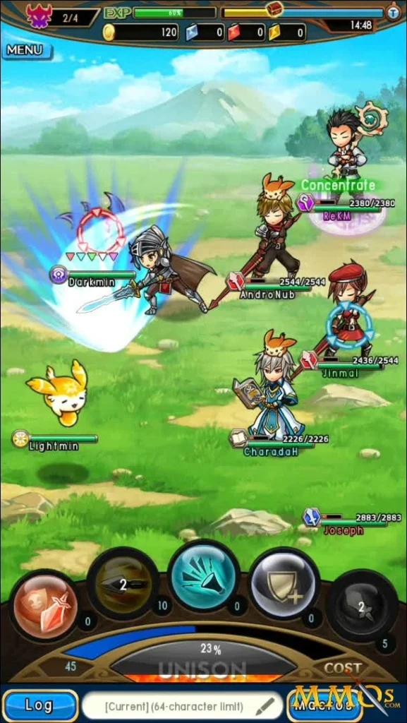 Unison League Fight Scene