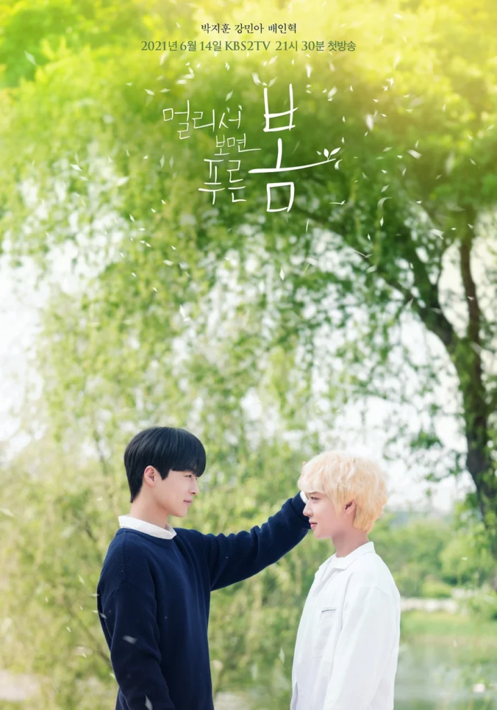 At a Distance, Spring Is Green Official Poster, Featuring Joon and Soohyun